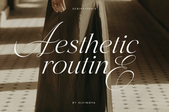Aesthetic Routine Font for Elegant Branding