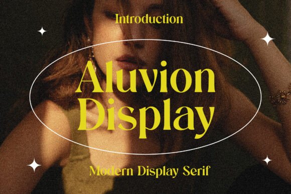 Aluvion Display Font for Business