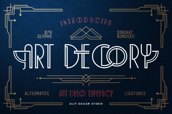 Art Decory Font for Elegant Design