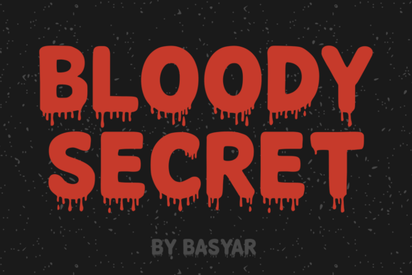 Bloody Secret Font for Bold Branding