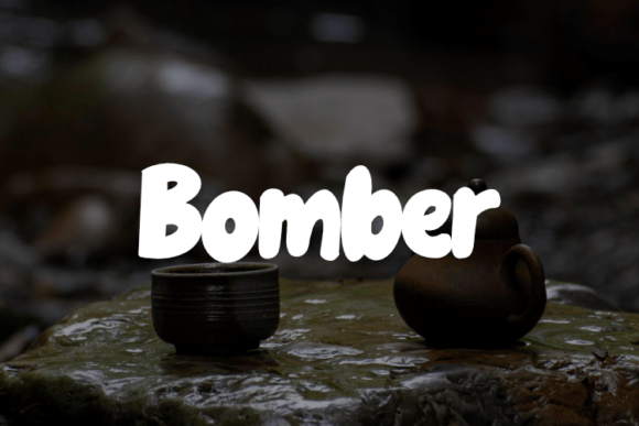 Bomber Font for Web Design