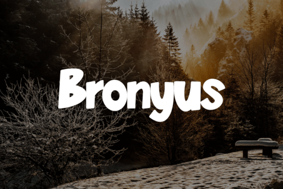 Bronyus Font for Creative Projects