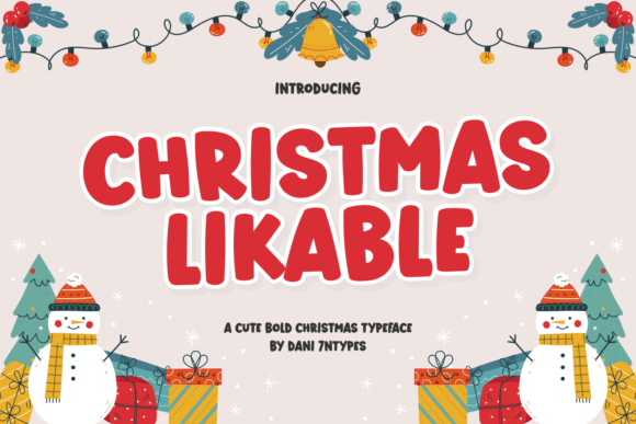 Christmas Likable Font for Festive Designs