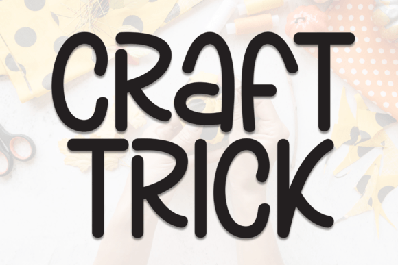 Craft Trick Font for Creative Projects