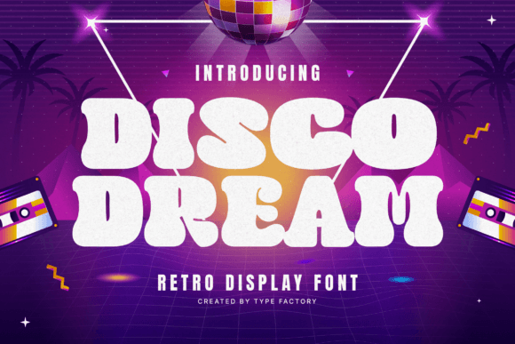 Disco Dream Font for Bold Web Design