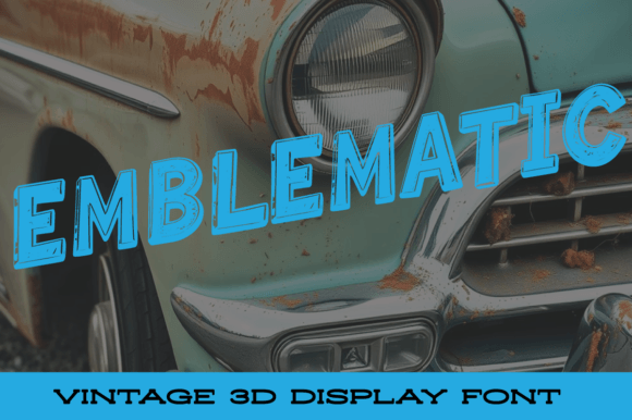 Emblematic Font for Bold Branding