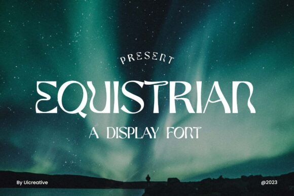 Equistrian Font for Creative Projects