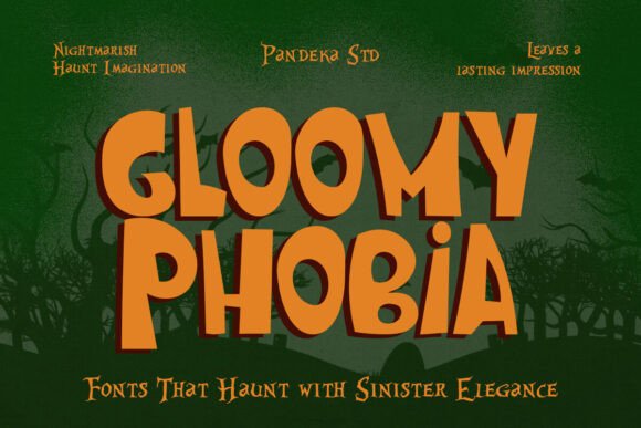 Gloomy Phobia Font for Eerie Design
