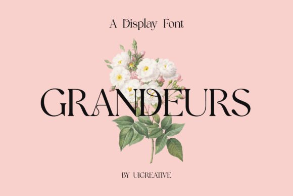 Grandeurs Font for Creative Makers