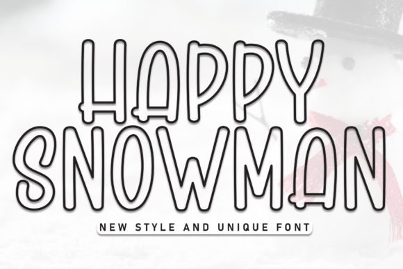 Happy Snowman Font Review
