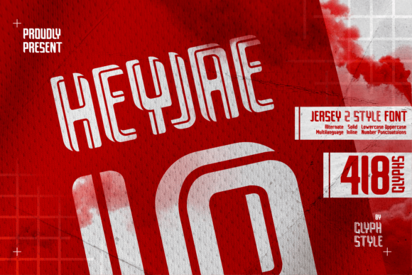 Heyjae: A Bold Display Font for Creative Projects