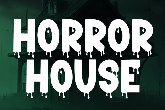 Horror House Font for Business Branding