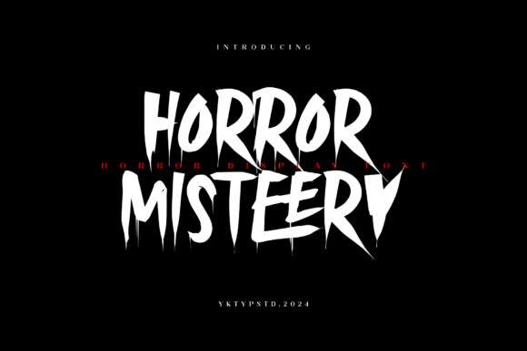 Horror Misteery Font