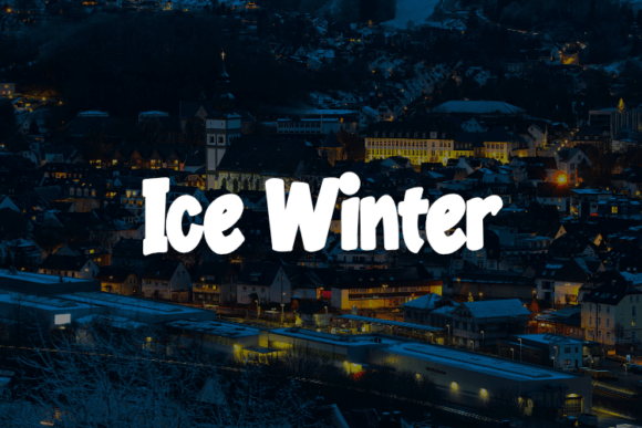 Ice Winter Font
