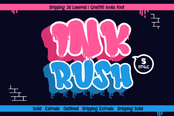 Ink Rush Font for Bold Design