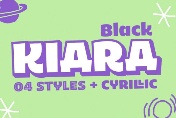 Kiara Black Font for Bold Web Design