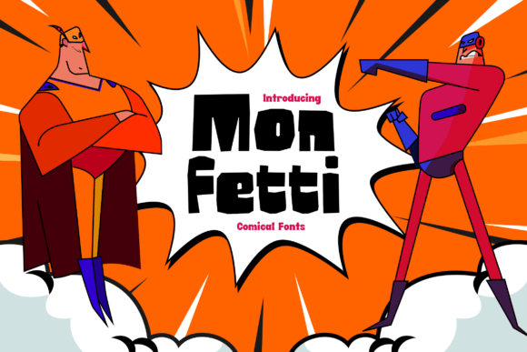 Monfetti Font: Bold, Bouncy, and Full of Fun