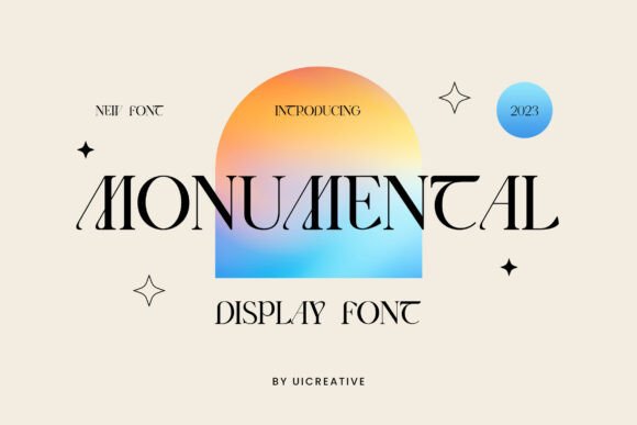 Monumental: A Bold Font for Impactful Campaigns