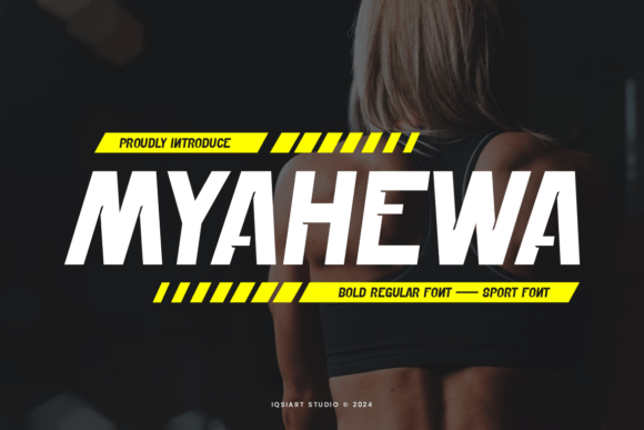 Myahewa: A Bold Display Font for Dynamic Design