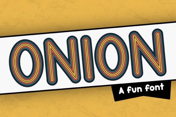 Onion Font: Bold & Quirky Display