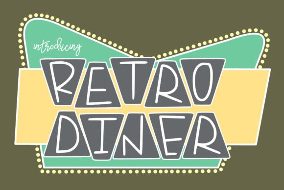 Retro Diner Font for Bold Branding
