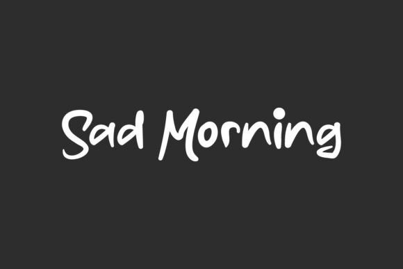 Sad Morning Font for Creative Projects