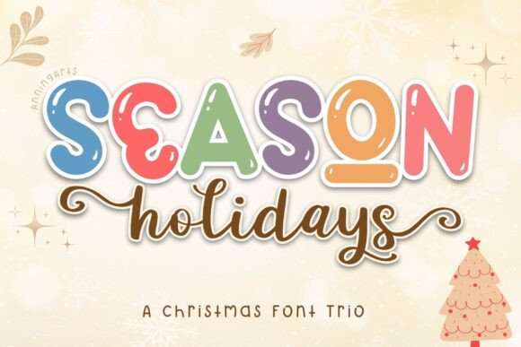Season Holidays Trio Font