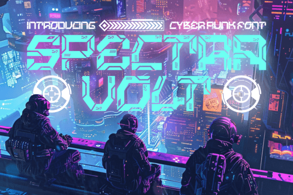 Spectra Volt Font for Digital Design
