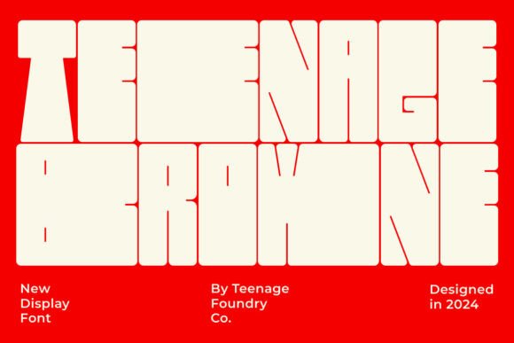 Teenage Browne Font Review