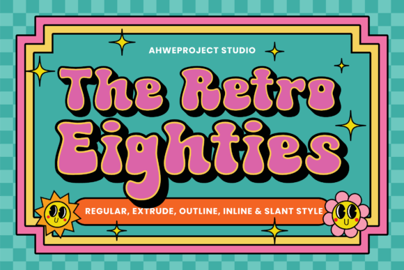 The Retro Eighties Font for Bold Branding