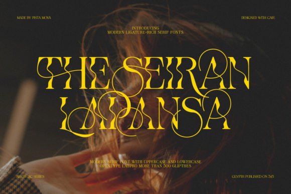 The Seiran Lapansa: A Stylish Serif Font