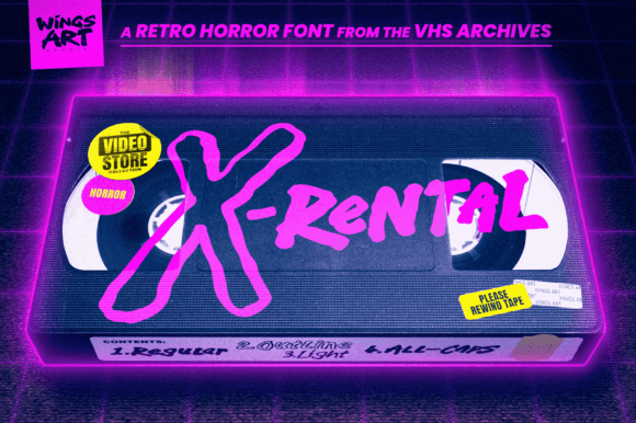X-rental Font for Creative Makers